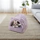 thumbnail image 1 of Cama tipo cueva para mascotas, refugio, suministros para mascotas, acogedor nido semicerrado para gatos, casa de campaña para animales pequeños, M Yinane Camas para gatos, 1 of 8