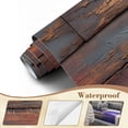 thumbnail image 4 of Wallpaper Wood Distressed Wood Look Faux Wood Panels Distressed Peel and Stick Wall Murals 100"H x 144"W Removable PVC Wall Paper Self-Adhesive Wall Paintings Art Decor for Bedroom Living Room, 4 of 7