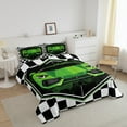 YST Sports Car Comforter Set For Boys, Race Car Bedding Set Full Size