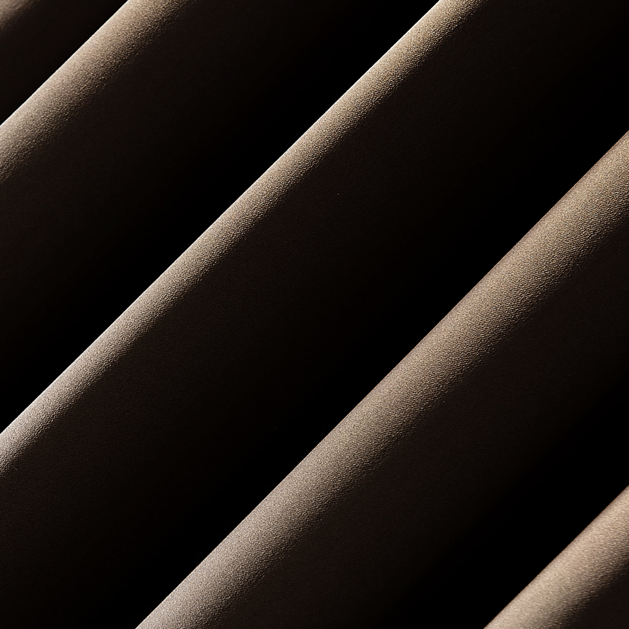 Sun Zero Oslo Theater Grade 100% Blackout Grommet Curtain Panel, 52" x 63", Cocoa Brown (Single Curtain, Rod Not Included)