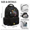 thumbnail image 6 of HUIACONG Cute Pink Axolotl Cherry School Backpack for Teens Girls 7-16 Multi Pocket Water Resistant Bookbag Adjustable Padded Straps Lightweight Large Capacity Daypack for School Travel, 6 of 7