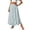 Green, variant on Lusa Summer Irregular Patchwork Casual Maxi Skirts for Women Elastic High Waisted Flowy Swing a Line Skirt Elegant Lightweight Pure Color Simple Stylish Daily Long Skirts Green S