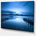 thumbnail image 3 of Design Art - Dark Blue Sea and Piers, 3 of 4