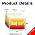 thumbnail image 2 of Thank You Yard Sign 10 Pack of 12 Inch x 16 Inch Double Sided Weatherproof Heavy-Duty Plastic with Stake | Customer Appreciation, Clear Messaging, Professional Display | Made in USA, 2 of 7