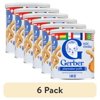 (6 pack) Gerber Playmaker Puffs, Mild Cheddar Game Day Baby Snacks, Lil' Crunchies, Stage 3 1.48 oz
