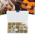 thumbnail image 4 of KIT de Vis pour Guitare Électrique Vis en Métal Sangle à Ressort Assortiment de Boutons-Pression Ensemble de Fixations de Réparation pour Guitaristes, 4 of 7