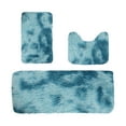 thumbnail image 2 of Tie-Dye Bathroom Rug Set 3-Piece Flocked Toilet Mats Non-Slip Absorbent Washable Bath Mat for Bathroom Floor Decor, 2 of 8