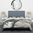 thumbnail image 3 of Designart 'Glam Painted Arcs I' Glam Duvet Cover Set, 3 of 4