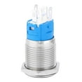 thumbnail image 5 of Self Reset SwitchBlue LED Flat Round Car N NC Switch Sturdy Construction, 5 of 5