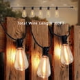thumbnail image 6 of TICOZE 60FT Solar String Lights Waterproof, Patio Lights Solar Powered with Remote and USB Port – 15 LED Shatterproof Bulbs, 3 Light Modes, Dimmable Solar Light for Camping, Backyard, Garden, 6 of 9
