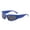 Blue1, variant on 2000s Wrap Around Sports Sunglasses for Men Women, Retro Cyber Style Shield Shades, UV400 Protection, Lightweight Cool Fashion Eyewear for Outdoor Activities