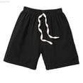 thumbnail image 2 of Liyamei Kids Drawstring Shorts with Loose Fit for Summer Casual School Wear Size 2-10,Black, 2 of 5