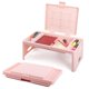 thumbnail image 1 of Escritorio portátil plegable Loddie Doddie Blush con bolsillo de almacenamiento, 1 of 4