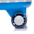 thumbnail image 5 of 2-in-1 Smart Design 12V Kids Electric Wiggle Car with LED Stream Lights, Flashing PU Wheels, Bluetooth Music, 5 MPH Speed, Triangular Stability Frame for Ages 3-8 -Blue, 5 of 16