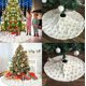 thumbnail image 2 of Lentejuelas Copo de nieve Decoración navideña Árbol Falda,, kaili Sencillez, 2 of 3