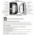 thumbnail image 4 of Burco Side View Mirror Replacement Glass with Motor Mount Plate - Clear Glass - 2942HRSG, 4 of 6
