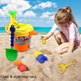thumbnail image 1 of Play Day 10-Piece Beach Bucket Sand Toy Set, 1 of 8