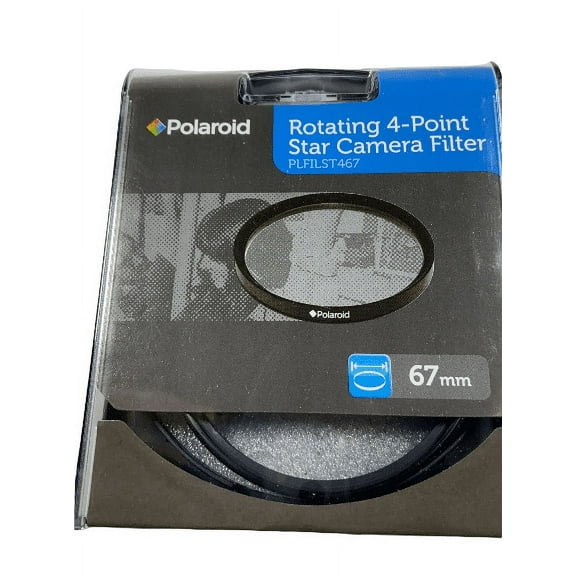 Polaroid Rotating 4-Point Star Camera Filter PLFILST467 67mm
