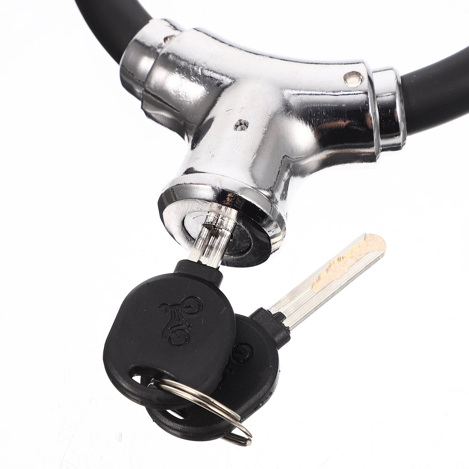 WRISTBIQUE Bike Chain Lock Metal 3Sets Anti Theft For Cyclists Outdoor Cycling 5.74X4.72X0.98In
