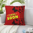 thumbnail image 6 of ZICANCN Decorative Throw Pillow Covers , Coming Soon Sign Couch Sofa Decorative Knit Pillow Covers for Living Room Farmhouse 20"x20", 6 of 8
