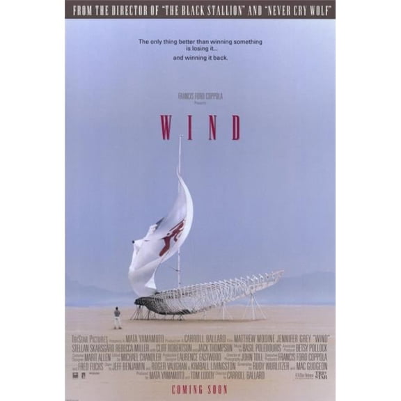 Posterazzi MOVCF0318 Wind Movie Poster - 27 x 40 in.