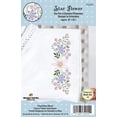thumbnail image 2 of Tobin Star Flowers Stamped for Embroidery Pillowcases, 2 of 3