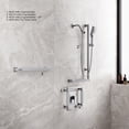 thumbnail image 5 of Seville Valve Bar Slip Resistant ADA Compliant 300 lb Weight Capacity Polished Stainless Steel, 5 of 5