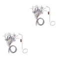 thumbnail image 1 of Toystoory 20 Pieces Model Miniature Street Lights OO LEDs 1:150 White HO Scale Tipo 1 2piezas, 1 of 6