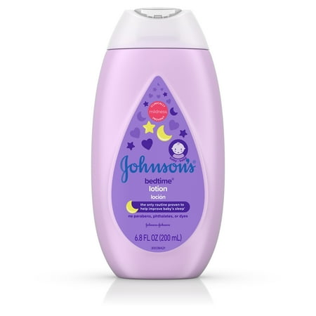 Johnson's Bedtime Baby Lotion with NaturalCalm Essences, 6.8 fl. oz