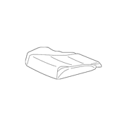 Genuine OE Acura Cushion Cover - 81531-TYR-A91ZA