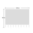 thumbnail image 3 of Waterfall Window Valance Swags Sheer Curtains Rod Pocket Single Window Panel Curtain Living Room, 3 of 9