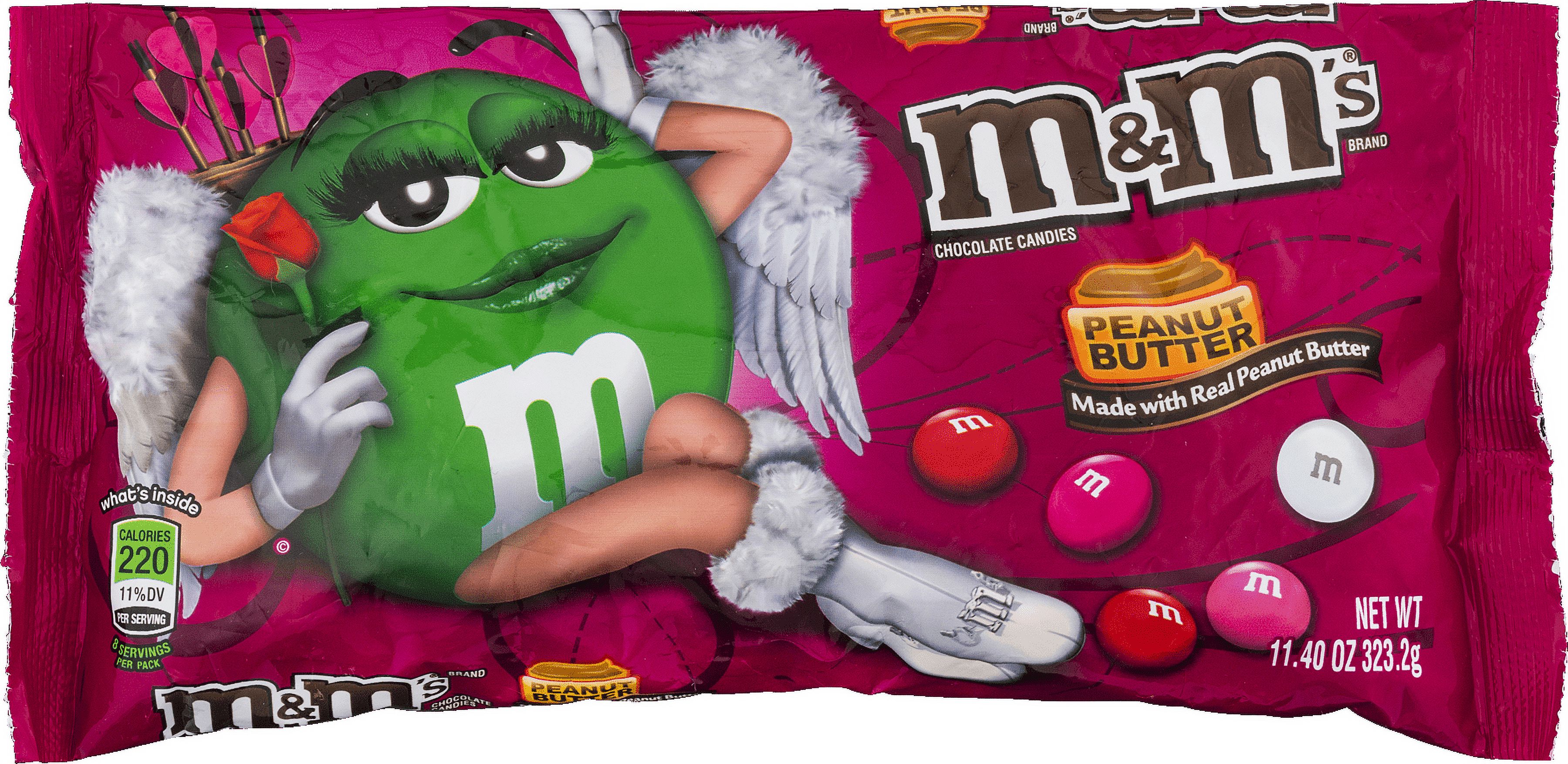 M&M's Valentines Day Peanut Butter Chocolate Valentine Candy, 9.48