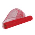 thumbnail image 4 of Holiday Time 21 inch x 10 Yards Poly Mesh With Metallic, Solid Red, 4 of 4