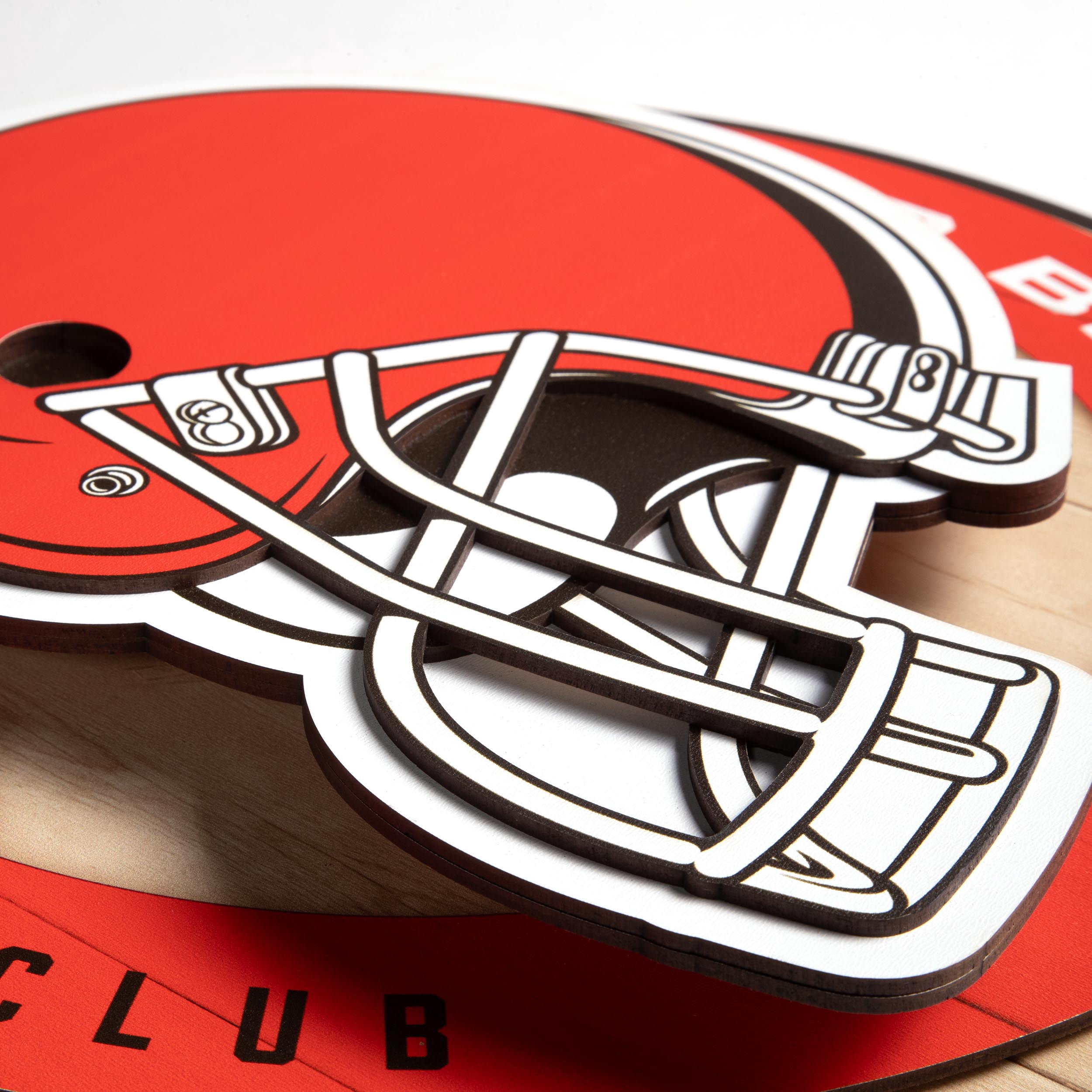 YouTheFan NFL Cleveland Browns 3DX Circle Wall Art