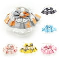 thumbnail image 1 of Flmtop Collier Imprimé Floral en Dentelle avec Nœud pour Chien Chat Chiot Collier à Bretelles Étoiles Roses, 1 of 8
