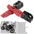 thumbnail image 5 of Pair of Front Foot Pegs Aluminum Alloy Pedals Fit for Kawasaki Ninja Z125 PRO Z250/SL Z400 Z900Red, 5 of 5