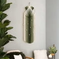 thumbnail image 4 of Dserhfy Handmade Woven Cotton Tapestry Bohemian Wood Bead Cotton Rope Tassels Hanging Dream Catcher Living Room Bedroom Wall Art Hanging Decoration, 4 of 8