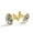 Color 4, variant on Men's Classic Stainless Steel, Skull Head Pattern Cufflinks Business Wedding Shirts, Golden
