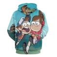 thumbnail image 3 of Gravity Falls Sweatshirts Casual Pullover Hoodie Jacket Unisex Hooded Activewear 3D Printed Long Sleeve Sweater with Pocket XL, 3 of 8