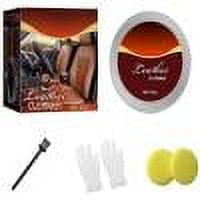 LEHOZIHEQ Leather Cleaner & Conditioner Care Kit, Leather Repair Cream, Restores Leather Surfaces, Ultra Violet Protectants Help Prevent Cracking or Fading of Leather Furniture, Car Seats, Shoes