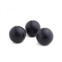 Jeco CBZ-013 2 in. Ball Candles, Black - 12 Piece per Box
