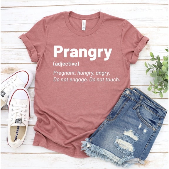 Prangry T-Shirt, Pregnancy Announcement Shirt, New Mom Tee, Pregnancy Reveal Top, Pregnancy , Maternity Shirt, New Mama , Women Tee Tshirt All Size S-5XL