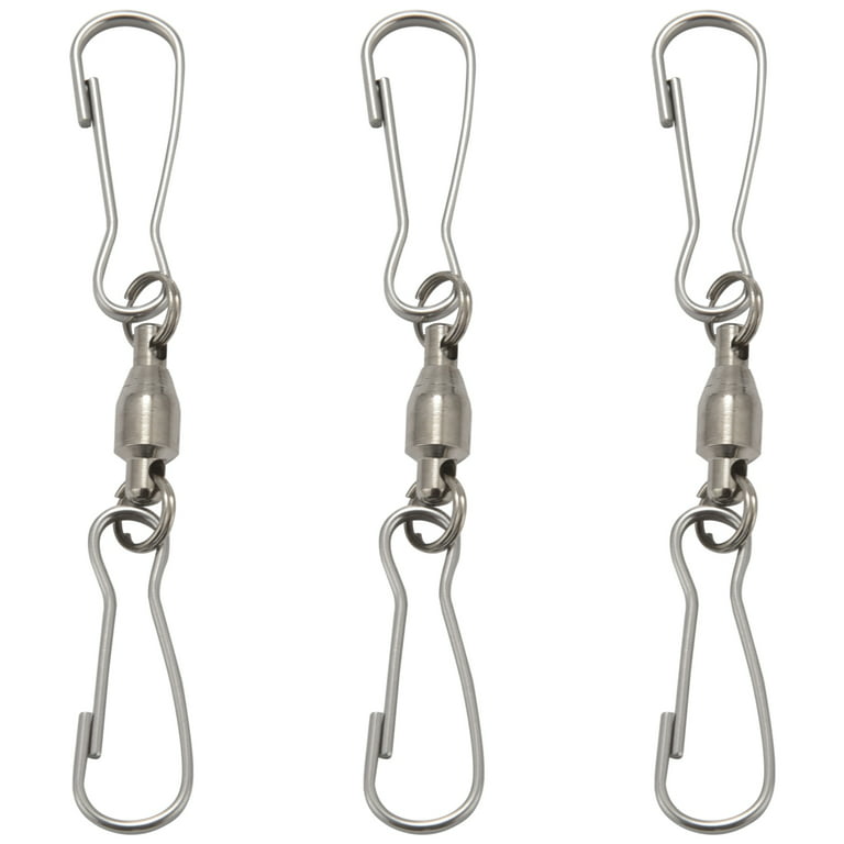 12 Pack Spinning Double Clip Swivel Hooks for Wind , Hanging