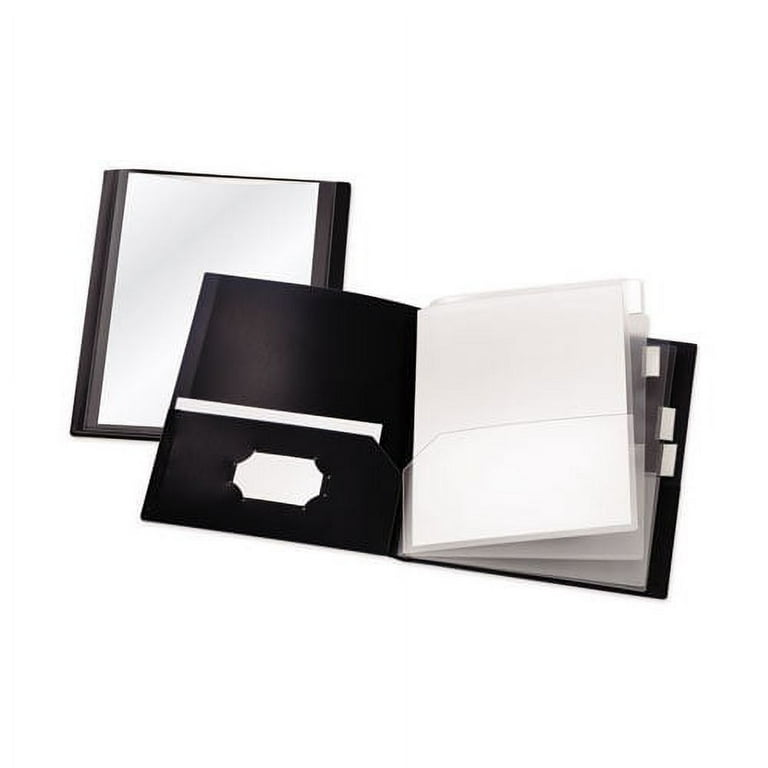 ReportPro 10-Pocket Project Organizer, 8.5 x 11, Clear/Black ReportPro 10-Pocket Project Organizer, 8.5 x 11, Clear/Black