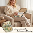 thumbnail image 3 of ZUXONGSY Sunflower Lemon Print Bible Case for Women Quilteddy Bible Protector Portable Handbag with Multiple Pockets Scripture Bag for Christian, 3 of 7