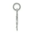 thumbnail image 2 of 14k White Gold Lord Jesus Christ Crucifix Holy Cross Necklace Charm Pendant Religious Inri Budded, 2 of 8