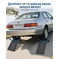 thumbnail image 3 of Gaderth 2 Pack Steel Car Ramps, Vehicle Ramps,4000 Lbs Capacity Per,Heavy Duty Truck Ramps, 9" Lift Height Car Lift Ramp For Low Profile Vehicles, Auto Service, Car Repair & Maintenance, 3 of 5