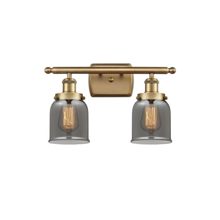 

Innovations Lighting 916-2W-12-16 Bell Vanity Bell 2 Light 16 Wide Vanity Light - Brushed
