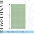 thumbnail image 4 of Juego de toallas de baño, color blanco, clásico, lujoso, 700 g/m², algodón, 4 unidades, 4 of 9