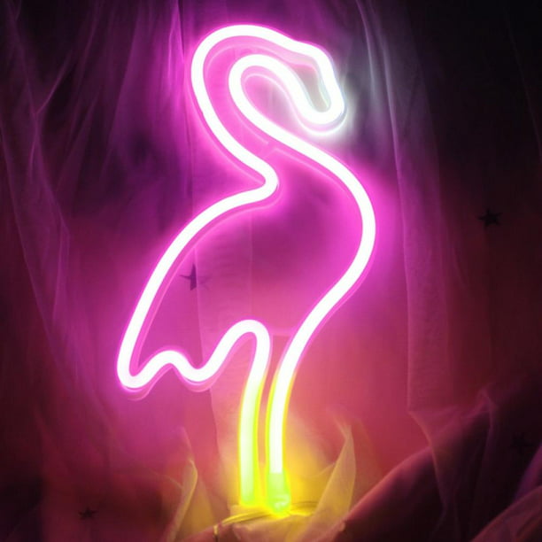 Tinker Flamingo Neon Light Signs Pink, Brilliant Ideas Flamingo Led Neon Table Lamp